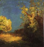 Odilon Redon The Road to Peyrelebade oil painting reproduction
